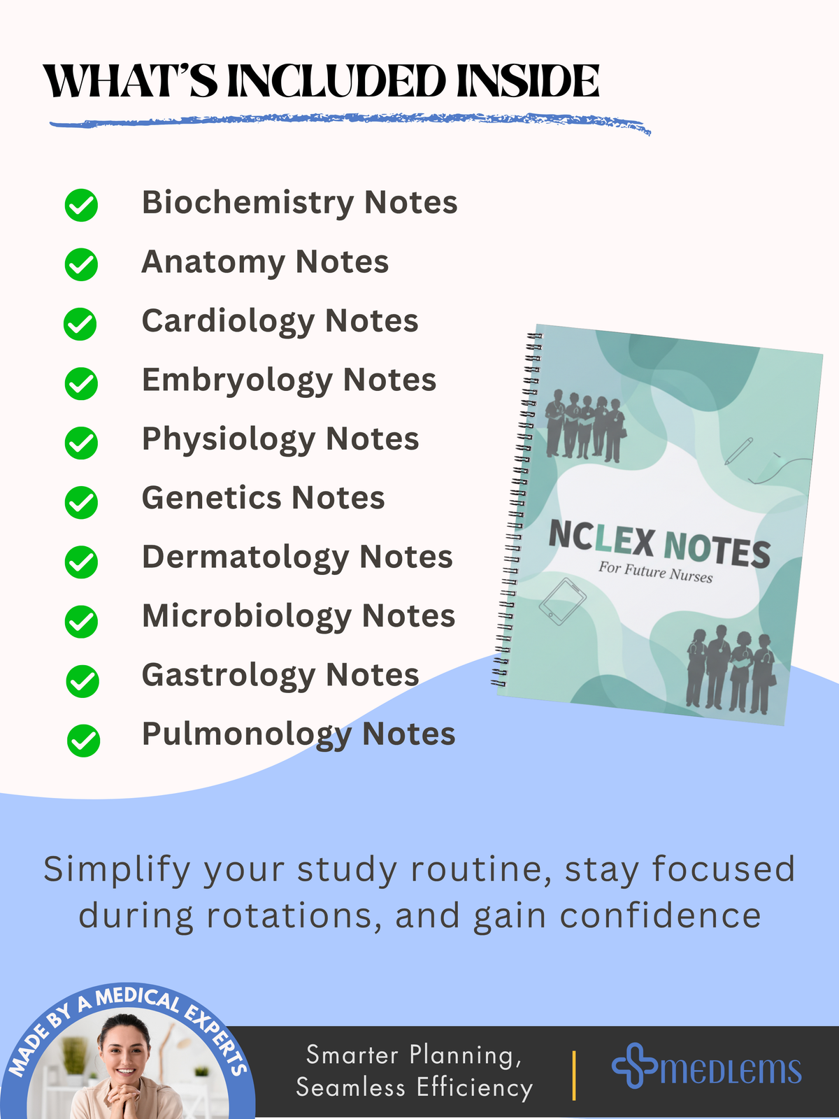FREE NCLEX Prep Notes – Med Lems